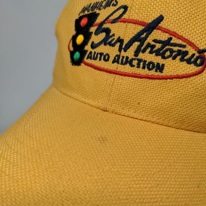 Manheim's San Antonio Auto Auction Slideback Hat Yellow One Size