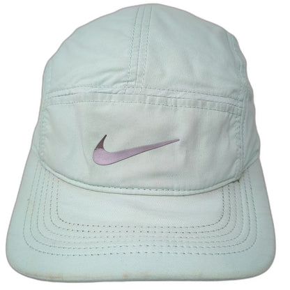 Nike 5 Panel Blue One Size AW84 Dri-FIT Reflective Swoosh Strapback Running Hat