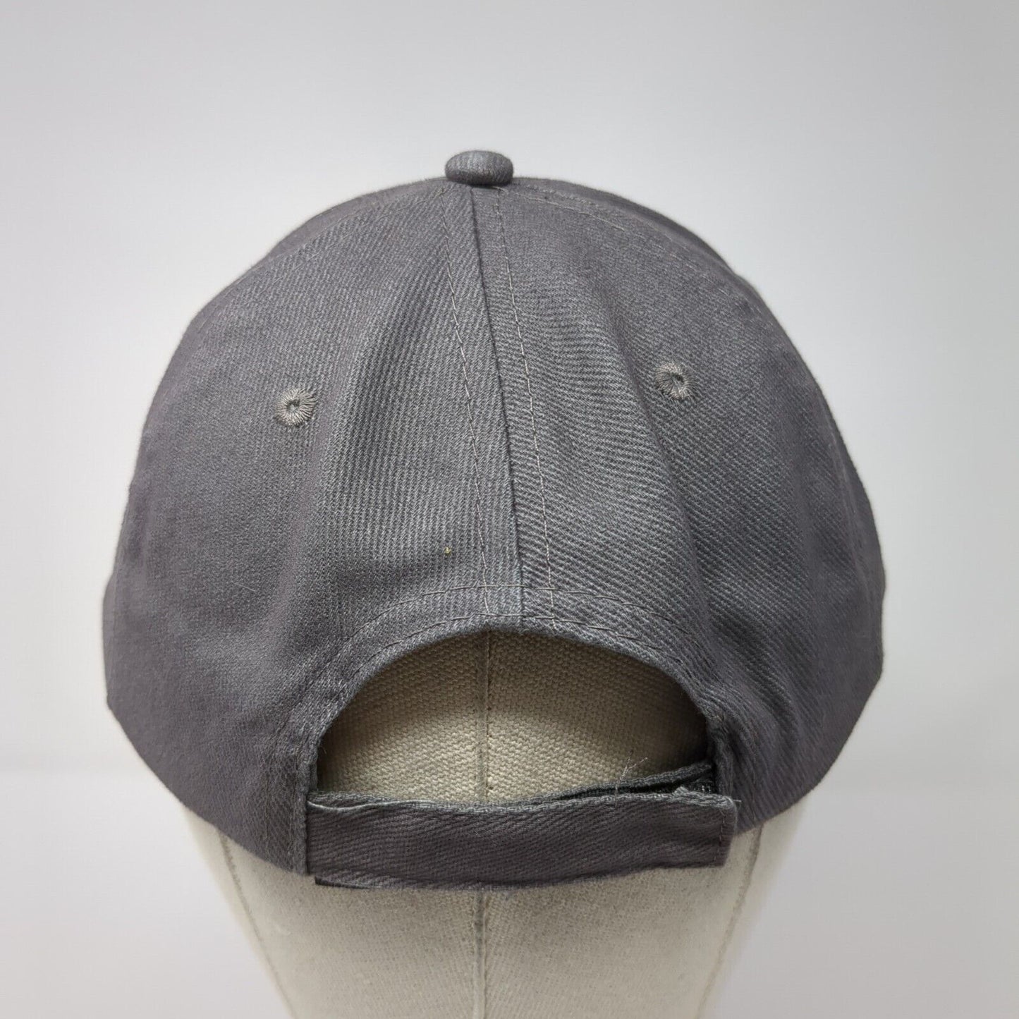 NRA Golden Eagles Strapback Hat Gray One Size Adjustable Embroidered 6 Panel