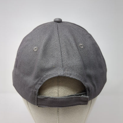 NRA Golden Eagles Strapback Hat Gray One Size Adjustable Embroidered 6 Panel