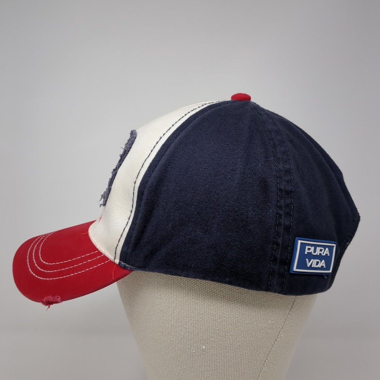 CR Costa Rica Slideback Hat Multi One Size Adjustable Colorblock Morpho