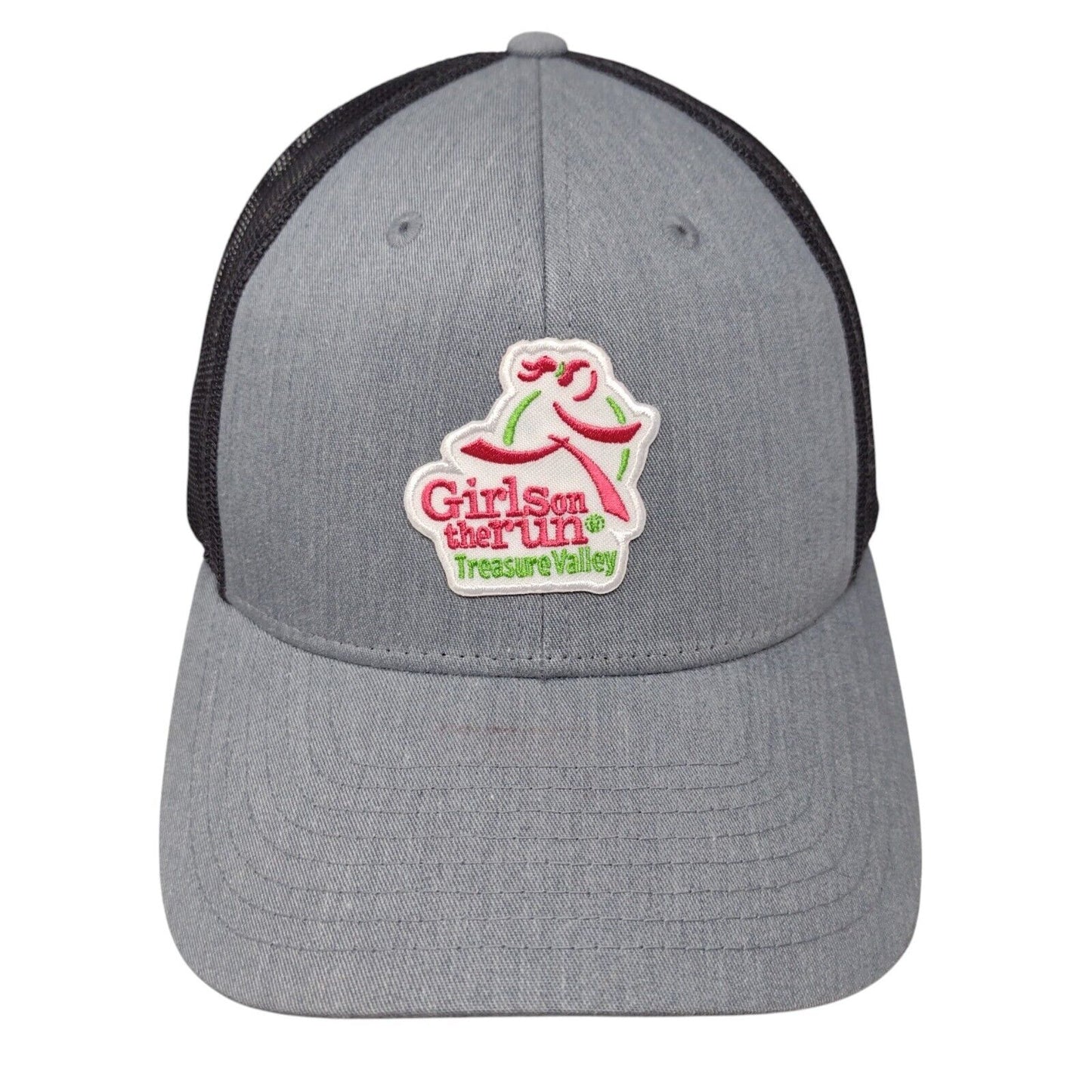 Girls on the Run Treasure Valley Patch Trucker Hat Gray M/L Mesh Back