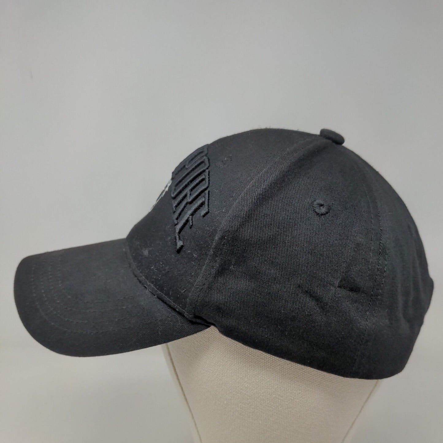 Guardian Angel Singapore Men's Slideback Hat Black Embroidered Spell Out Logo