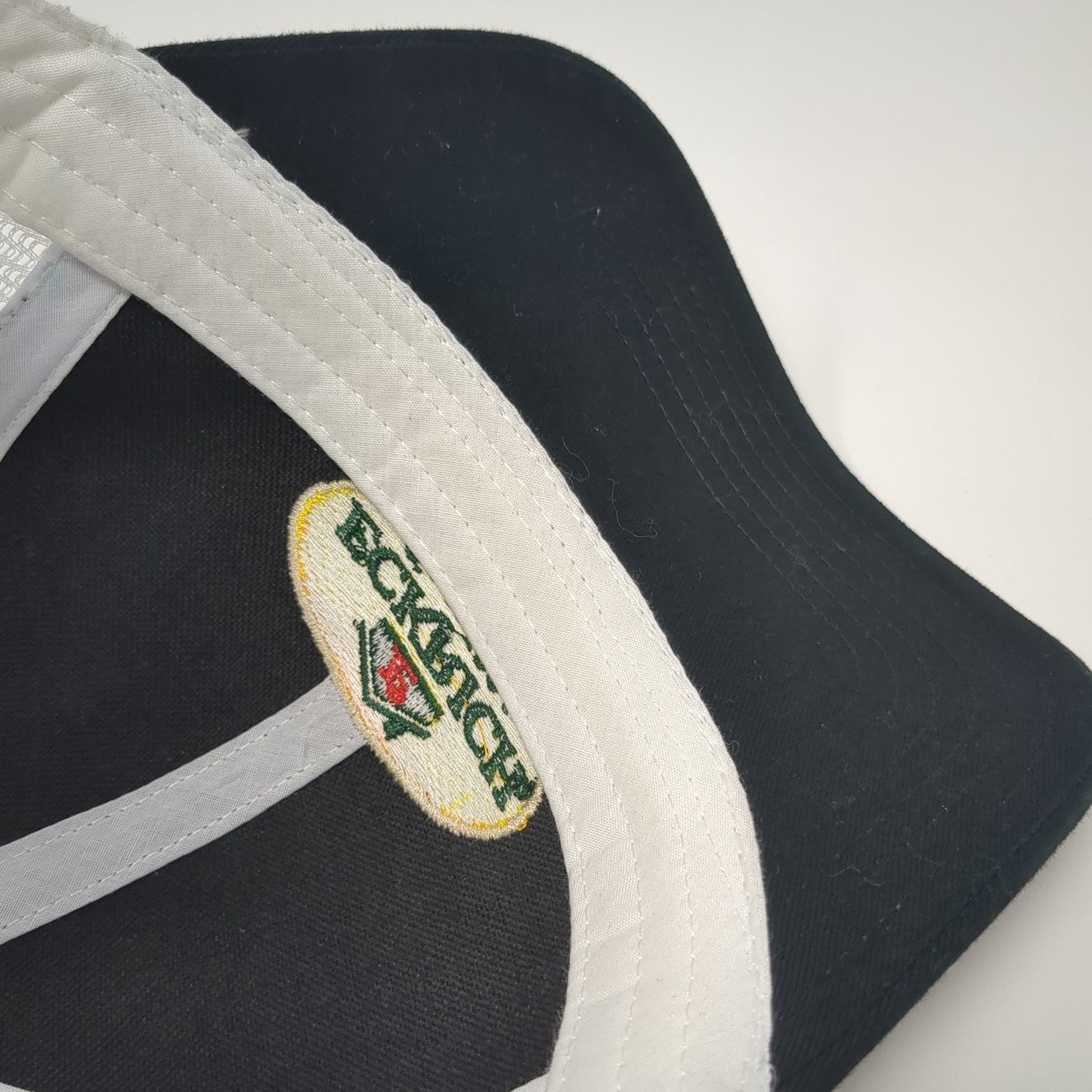 Eckrich Since 1894 Snapback Trucker Hat Black One Size Adjustable Mesh Back