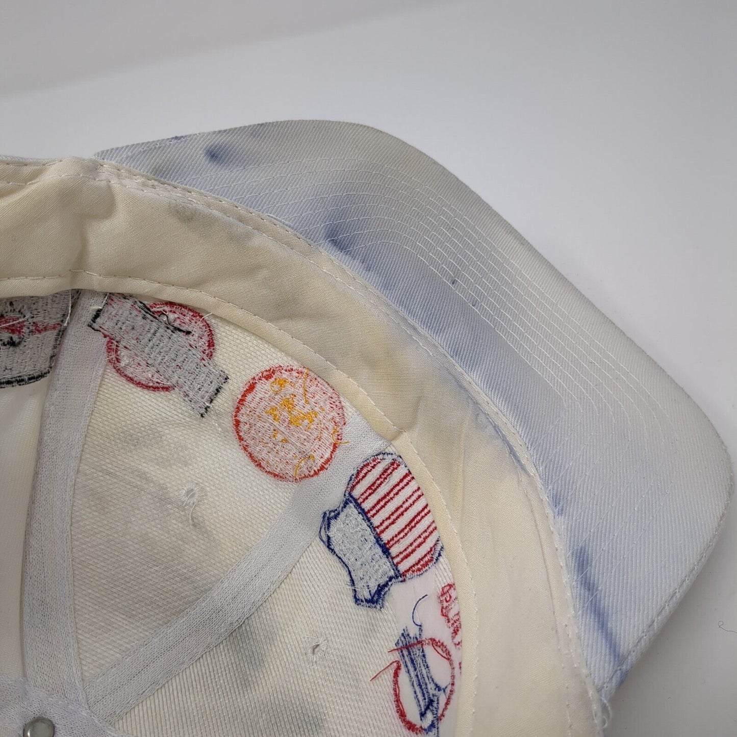 Union Pacific Snapback Hat White One Size Adjustable Embroidered