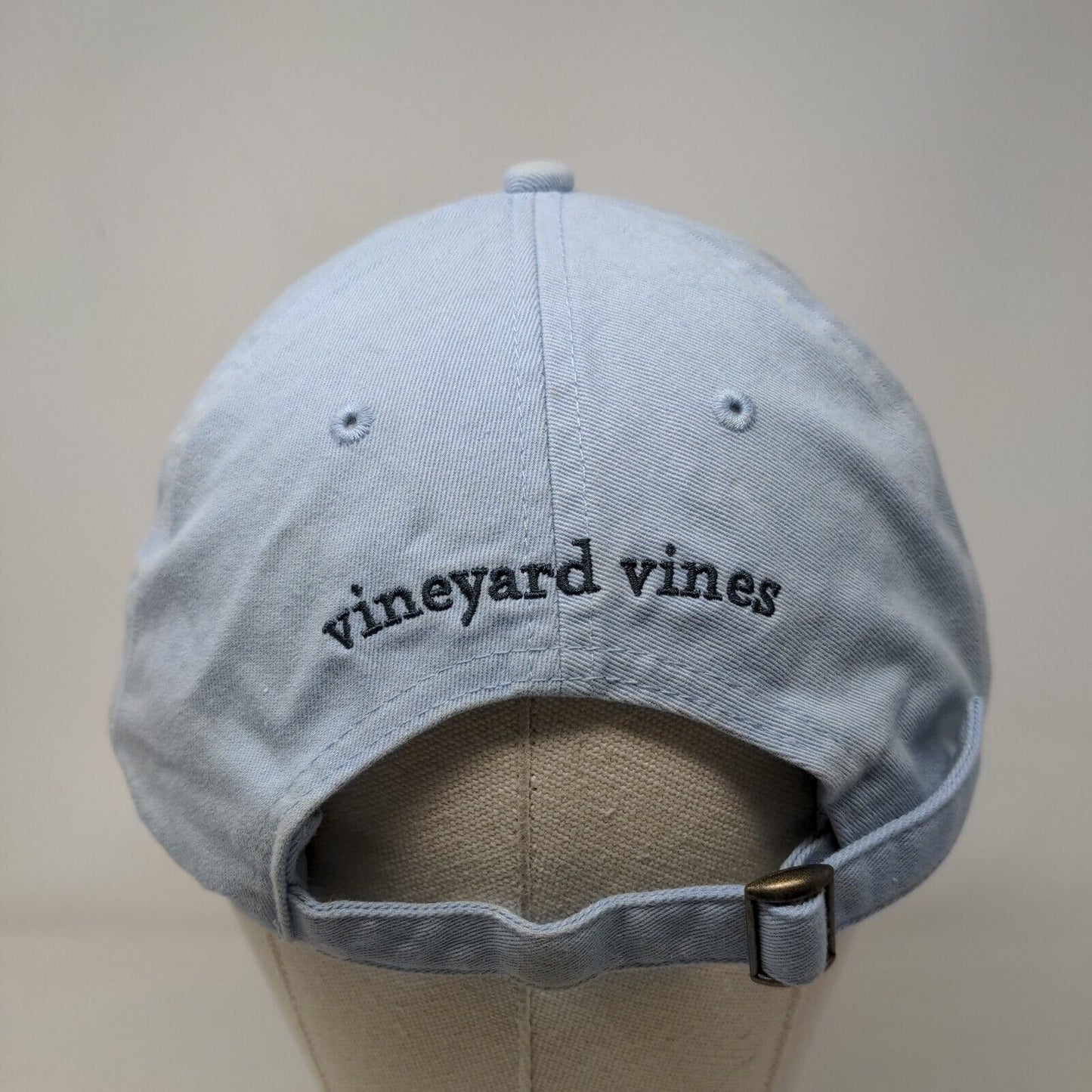 Vineyard Vines Slideback Hat Blue One Size Adjustable Embroidered 6 Panel