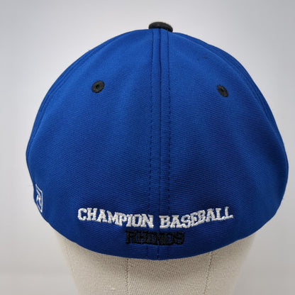 Champion Baseball Rhinos Fitted Hat Multi S/M Embroidered Pulse Richardson
