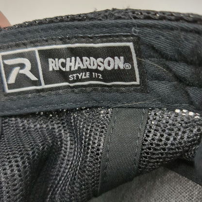 Richardson Trucker Hat Gray One Size WCL Group Oil Rig Graphic Snapback Mesh