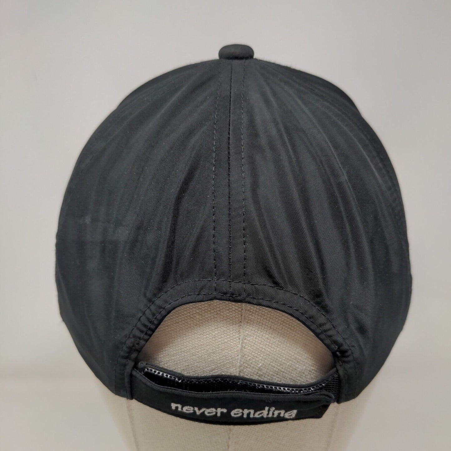 LC Waikiki Strapback Hat Black One Size Adjustable Never Ending 6 Panel
