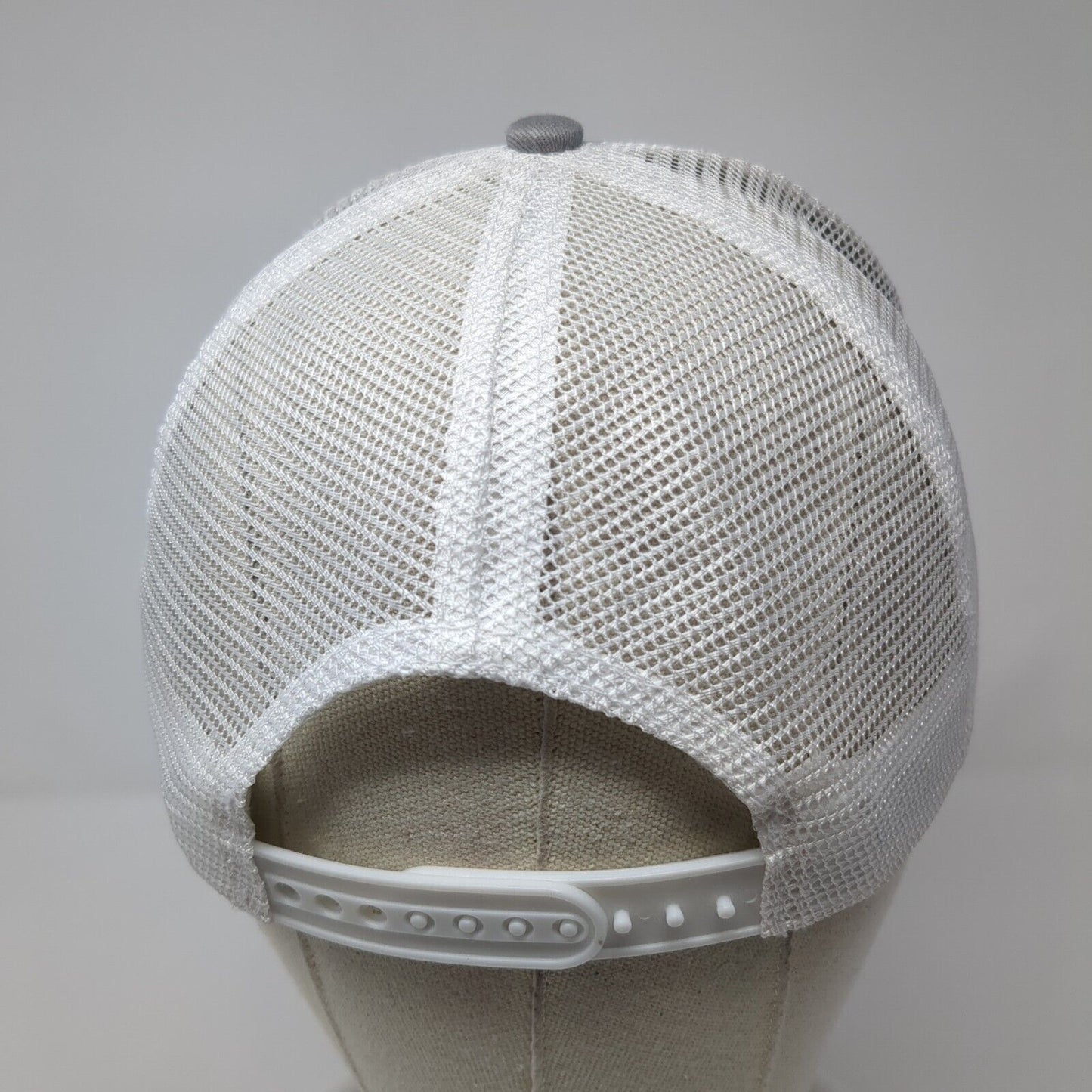 Simplot Free Fry Day Snapback Trucker Hat Gray OS Adjustable Mesh Quake City Cap