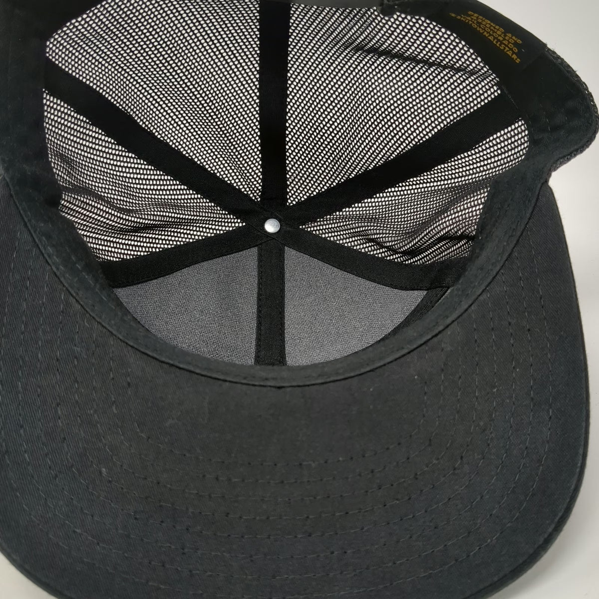 Ski Town All-Stars Steamboat Mountain Trucker Hat Black One Size Snapback Mesh