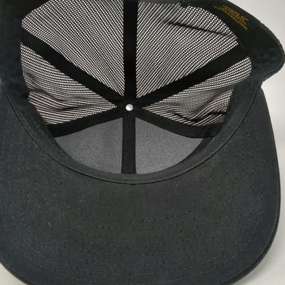 Ski Town All-Stars Steamboat Mountain Trucker Hat Black One Size Snapback Mesh