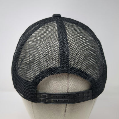 Black One Size Trucker Hat Star Norwegian Wood Lyrics Graphic Mesh Foam Front