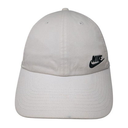 Nike Swoosh Slideback Hat White One Size Embroidered Adjustable Outdoor