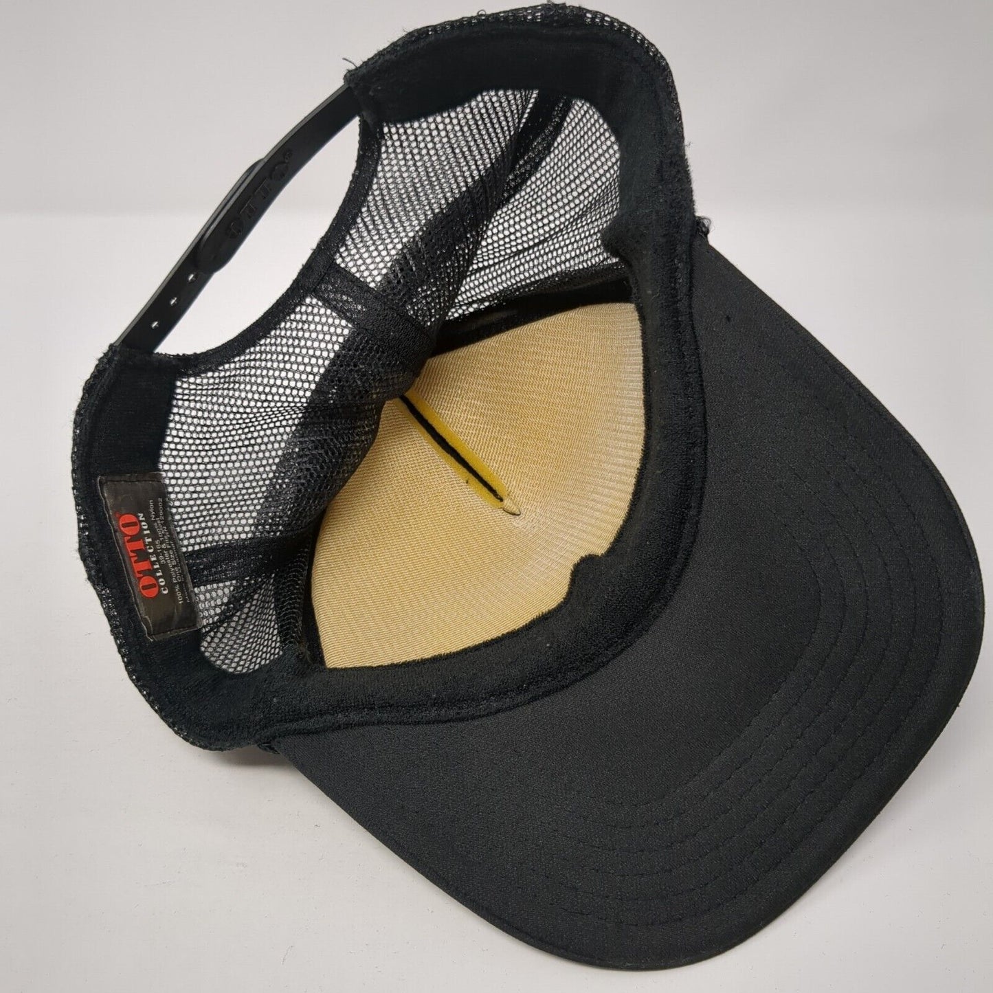 Maui Wave Riders Snapback Rope Trucker Hat Black One Size Mesh Back