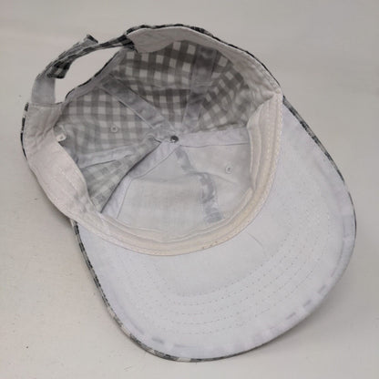 Unbranded Strapback Hat Multicolor OSFM Gingham Check Adjustable Blank