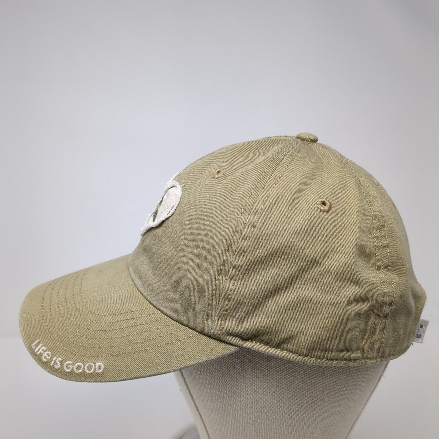 Be Kind Life Is Good Slideback Hat Tan One Size Adjustable Keep It Simple