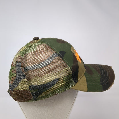 The Original Twisted Tea Hard Iced Tea Strapback Trucker Hat Camouflage OS Mesh
