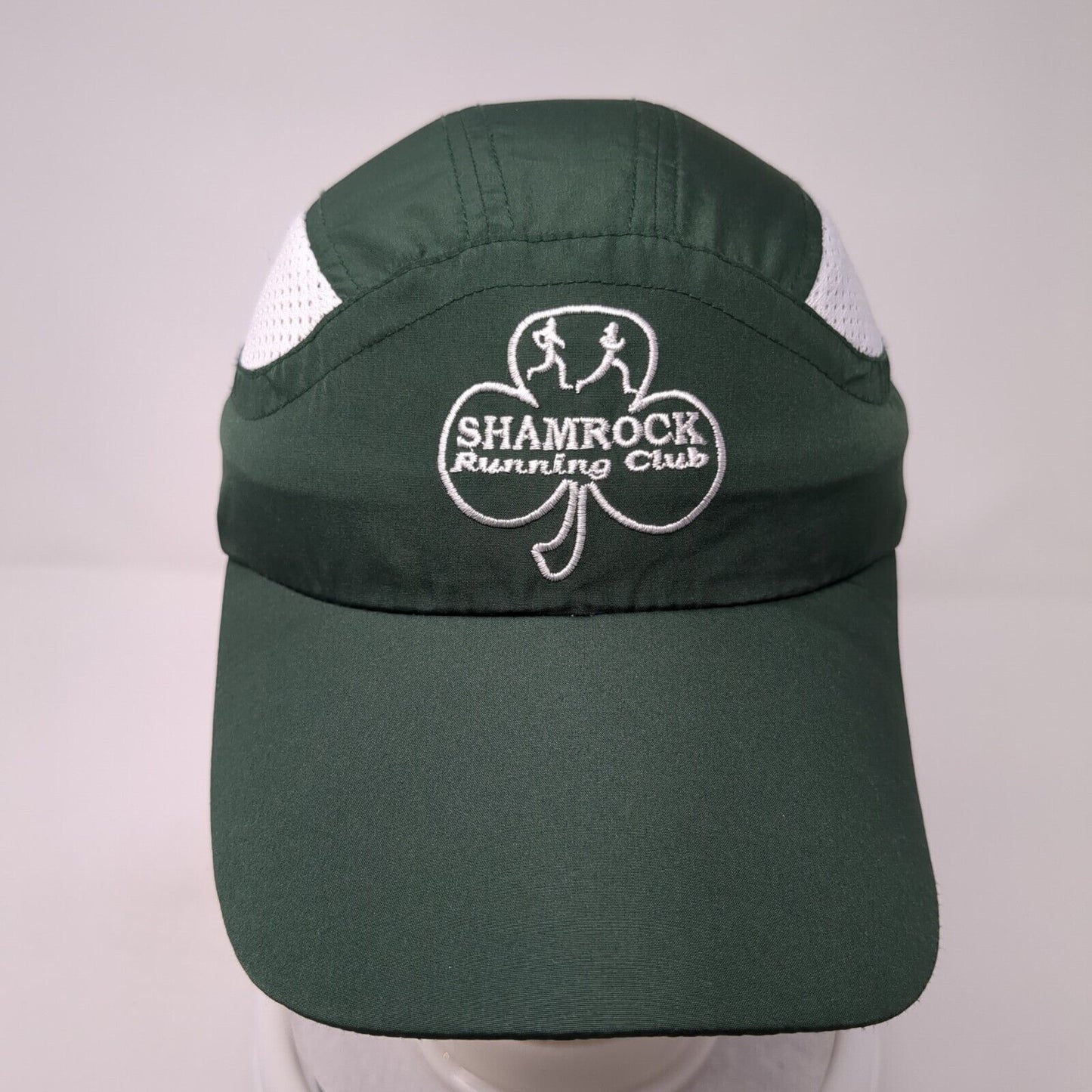Shamrock Running Club Strapback 5 Panel Cap Green PS Adjustable Race Truckers
