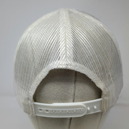 Nine Line Trucker Hat Gray One Size Mesh Snapback American Flag Helicopter