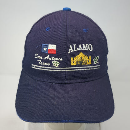 Alamo San Antonio Texas Baseball Cap Blue OS Adjustable Embroidered Patriotic