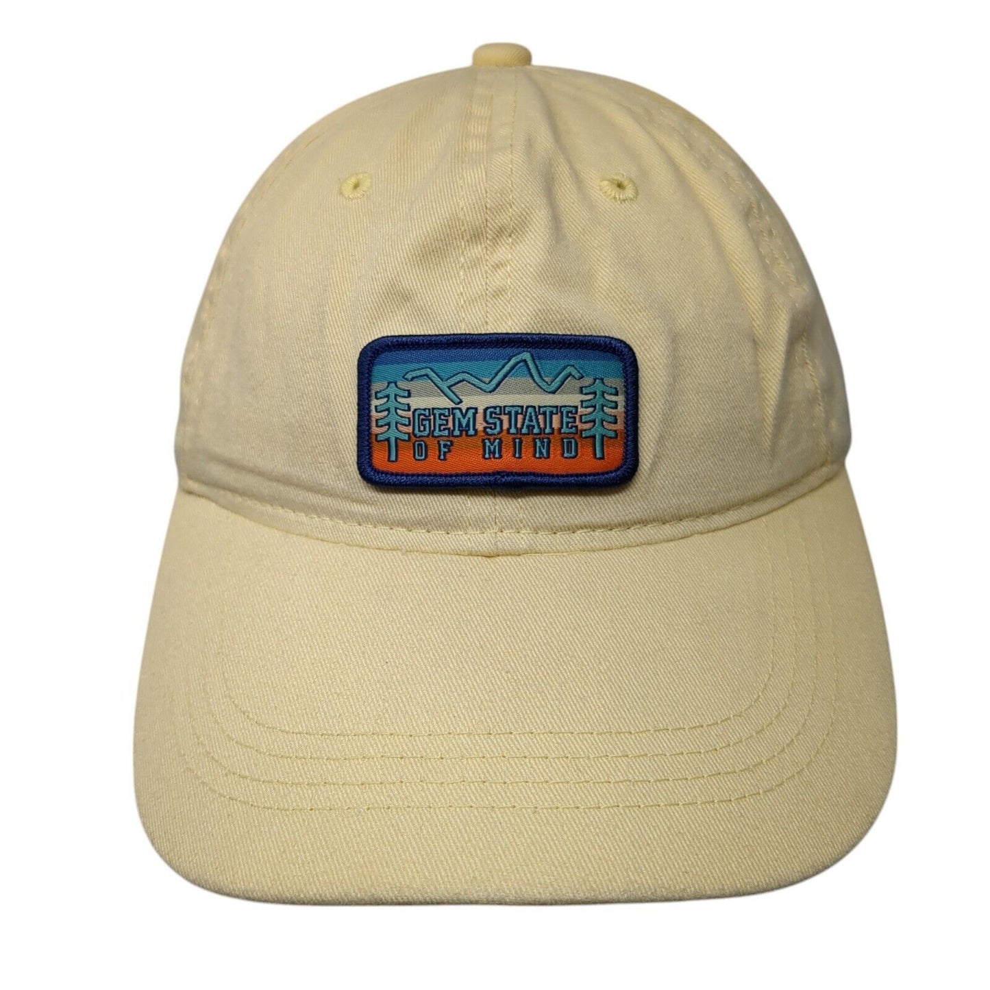 Gem State Of Mind Patch Slideback Hat Yellow One Size Outdoor Cap
