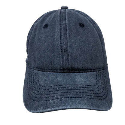 Unbranded Slideback Hat Blue OSFA Adjustable Blank 6 Panel Solid