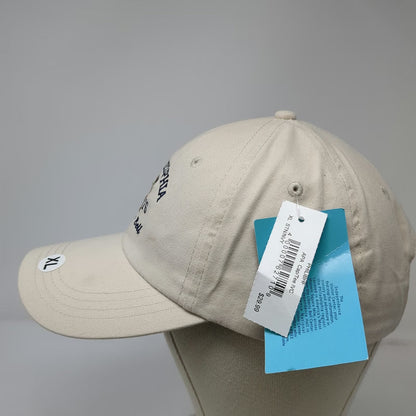 Philadelphia Liberty Bell 1776 Flag Pin Beige Baseball Cap XL Hat Cotton Strap