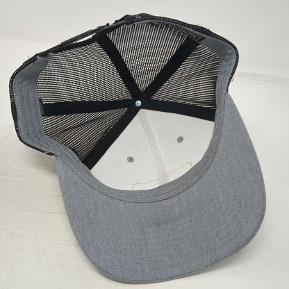 Richardson Gray Trucker Hat One Size Conterra Leather Patch Agriculture Snapback