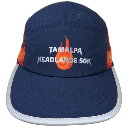 Arc'teryx 5 Panel Blue One Size Hat Tamalpa Headlands 50K Trail Race Reflective
