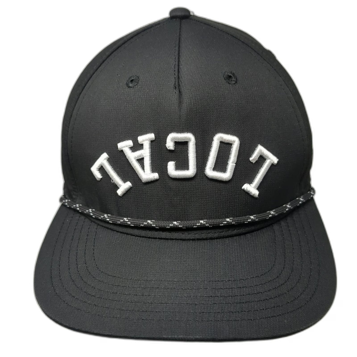 Cap America 5 Panel Black One Size Hat SOLV 50th Anniversary Rope Snapback