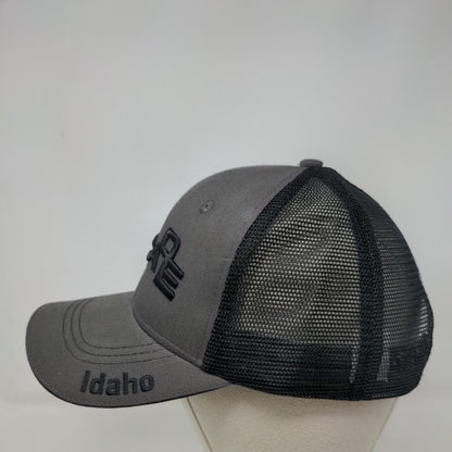 Cascade Raft & Kayak Idaho Snapback Trucker Hat Gray OSFA Adjustable Mesh Back