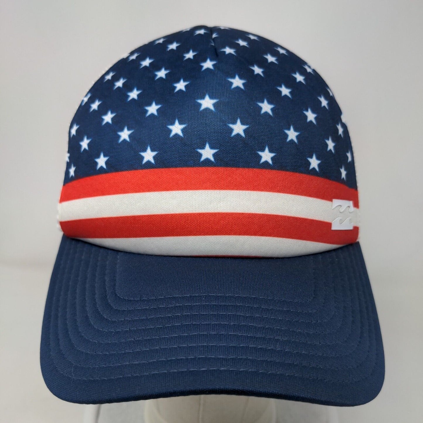 American Flag Snapback Mesh Back Trucker Hat Multi One Size Billabong