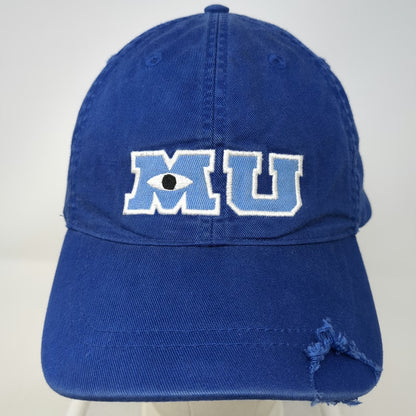 Disney Parks Baseball Cap Blue One Size Monsters University MU Mike Wazowski