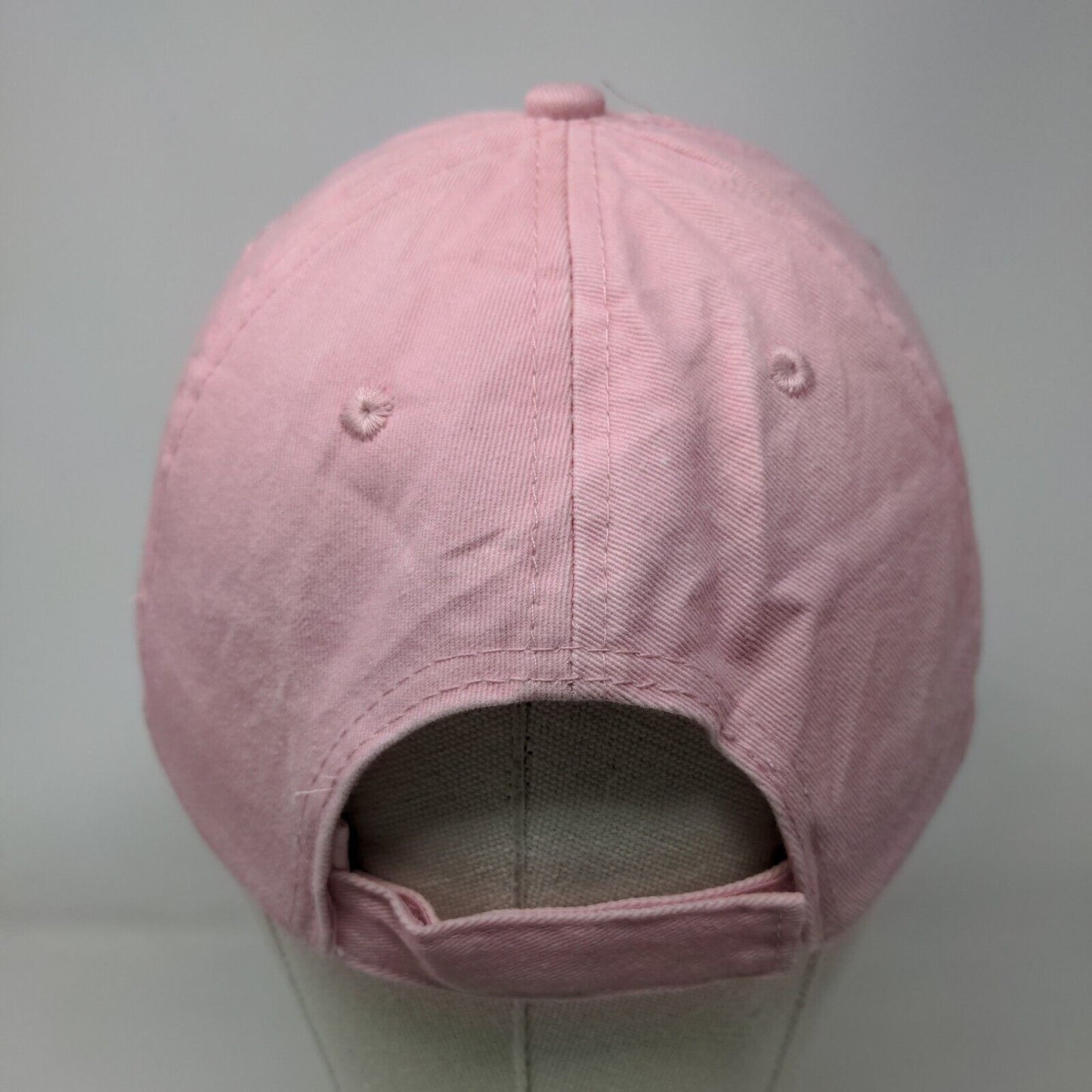 Myrtle Beach South Carolina Est. 1938 Strapback Hat Pink OSFA Embroidered ESY