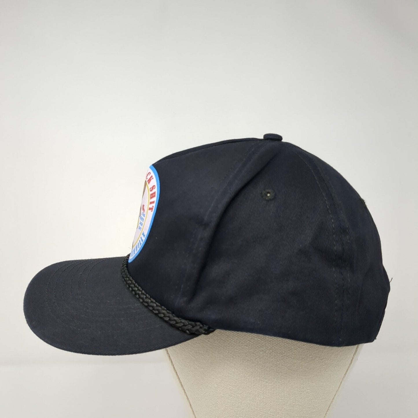 I Know Jack Sh** Met Him In Nashville Snapback Rope Hat Black OSFA