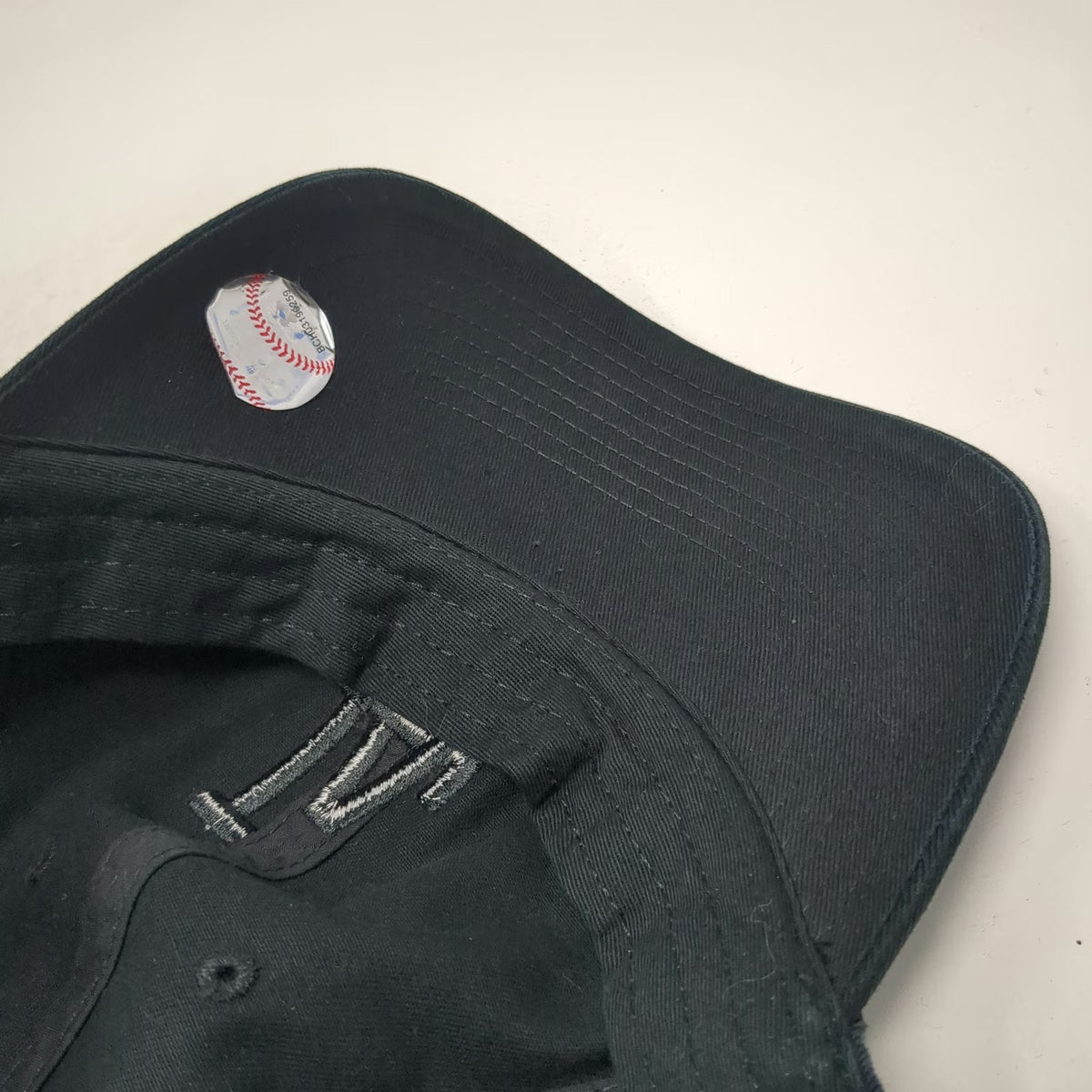 47 Los Angeles Dodgers MLB Baseball Cap Black One Size Slideback Strap LA Hat