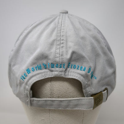 Island Oasis Baseball Cap Gray One Size Slideback Frozen Beverages Graphic Hat