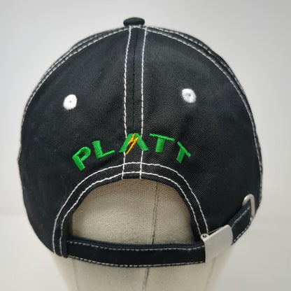 Platt Electric Supply Baseball Cap Black One Size Lightning Bolt Contrast Hat