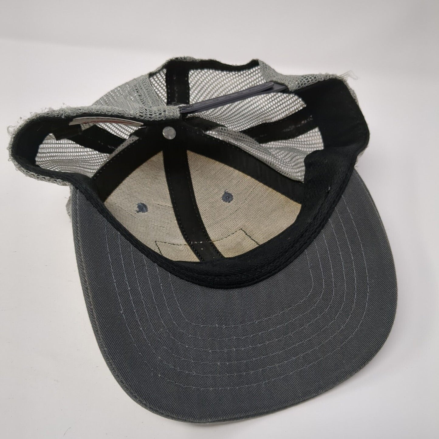 Red Wing Shoes Est 1905 Snapback Trucker Hat Gray One Size Adjustable Mesh Back