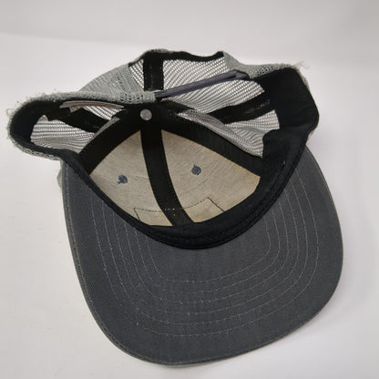 Red Wing Shoes Est 1905 Snapback Trucker Hat Gray One Size Adjustable Mesh Back