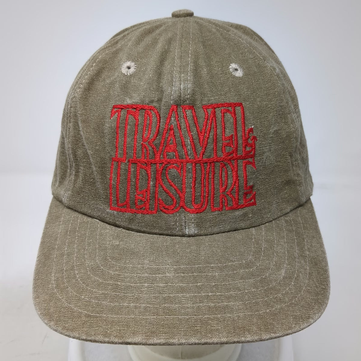 Travel & Leisure Magazine Embroidery Hat Brown Baseball Cap One Size Strapback