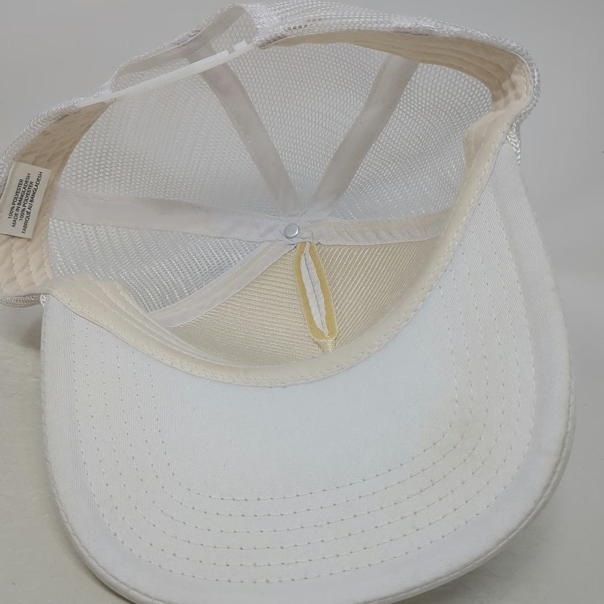 South by Sea Trucker Hat White One Size Delta Delta Delta Sorority Mesh Snapback