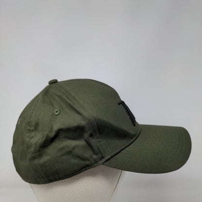 Muscle Nation Snapback Hat Green One Size Adjustable Embroidered Vented Holes