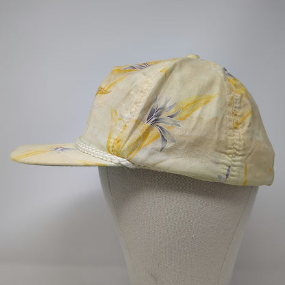 Imperial 5 Panel Yellow One Size The Olympic Club Floral Rope Brim Golf Logo Hat