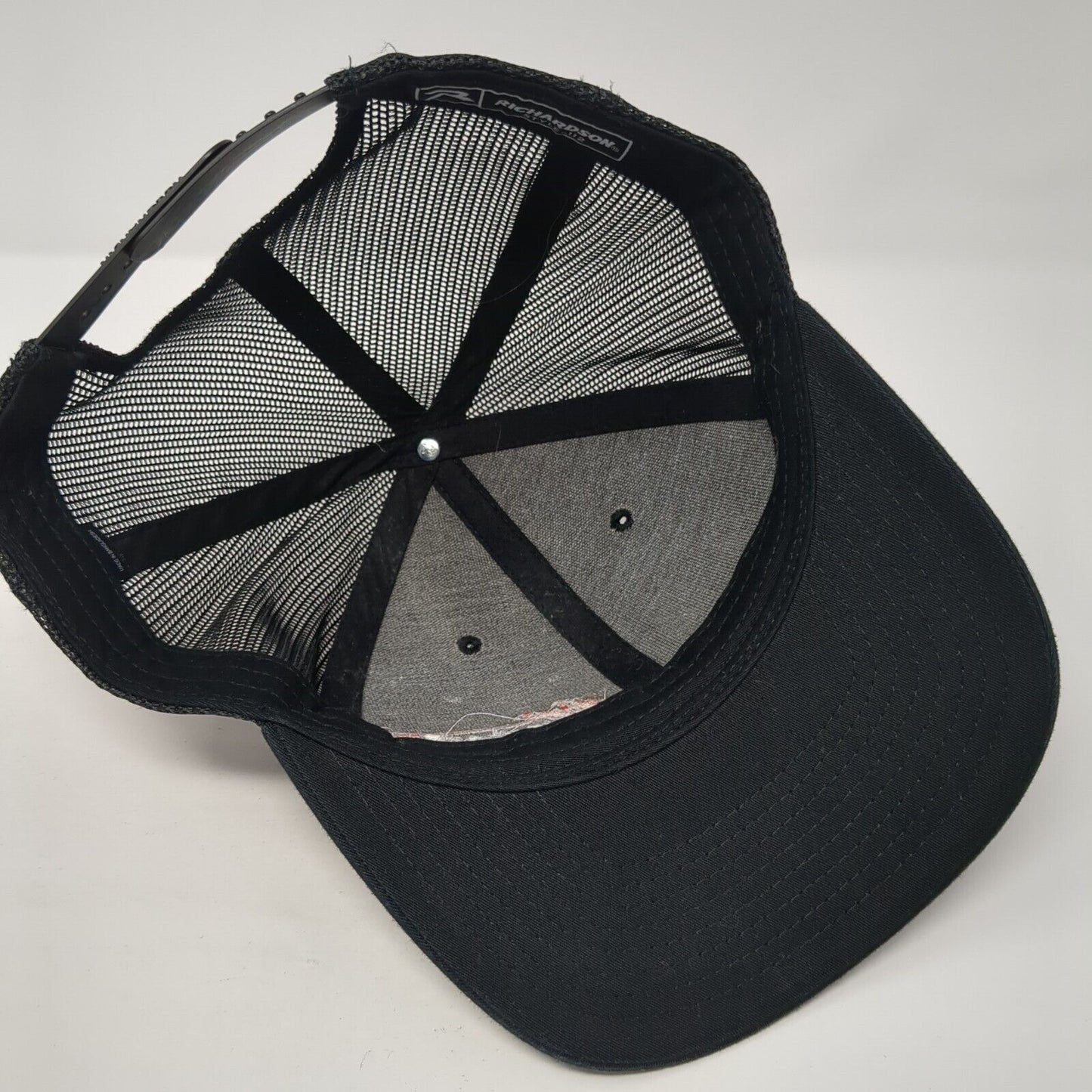 KBear 101 Snapback Trucker Hat Black One Size Mesh Back Richardson