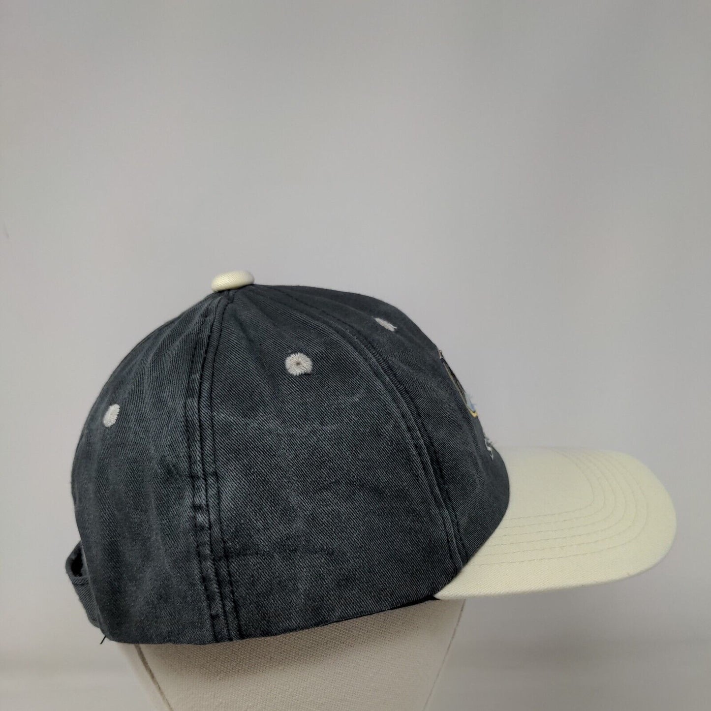 St. Kitts Strapback Hat Multicolor One Size Adjustable Embroidered Cotton