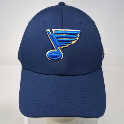 St. Louis Blues NHL Fanatics Cap Blue XL Flex Fit Embroidered Curved Brim Hat
