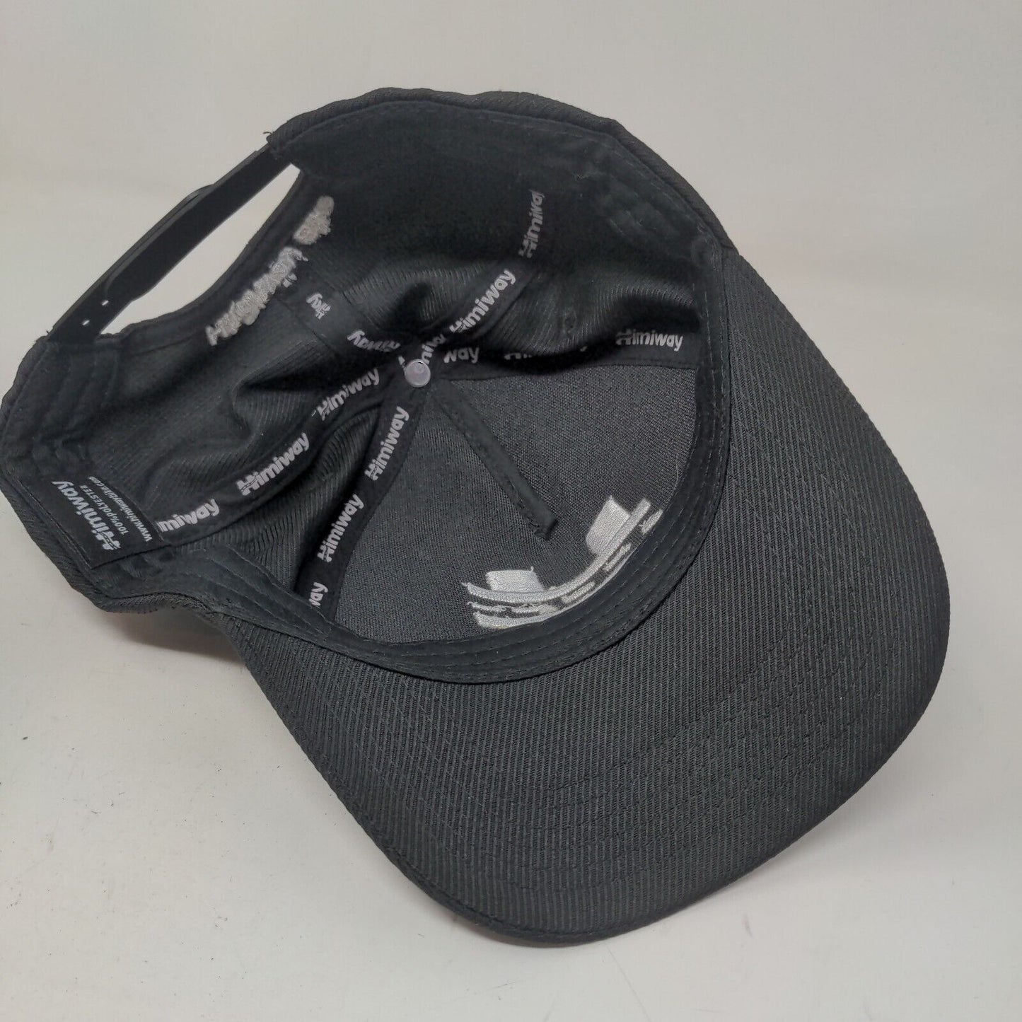 Himiway Bike Men's Snapback Hat Black Adjustable Embroidered Logo Polyester