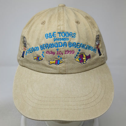 Nissin Cap Baseball Cap Beige One Size Jordan's Furniture Bermuda Breakaway Hat